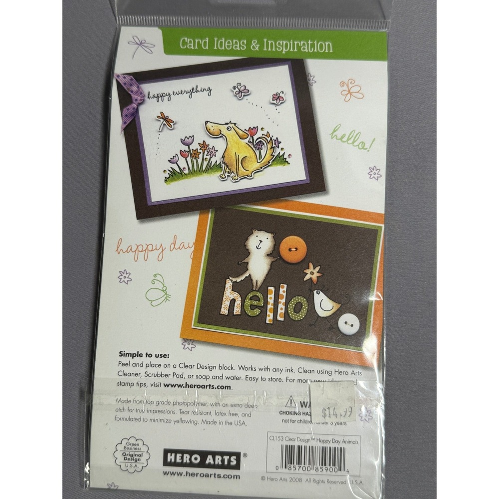 Lot of 11 Clear Stamps Holiday Seasonal Themes Hero Arts Stampology Studio G New - Picture 3 of 15